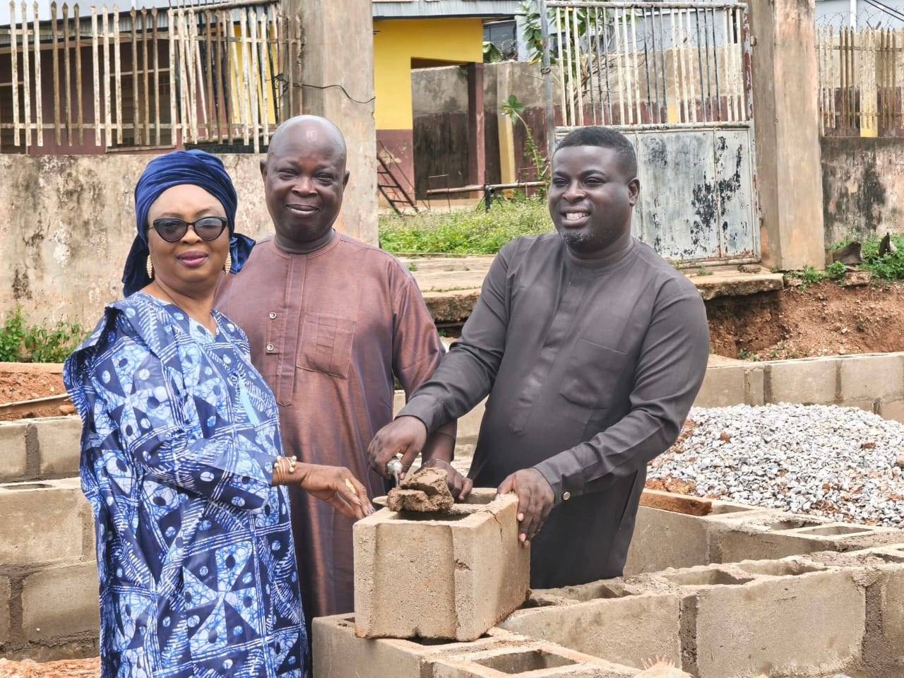 Hon. Barr. Olayemi Oluwasina Begins Customary Court Hall Construction