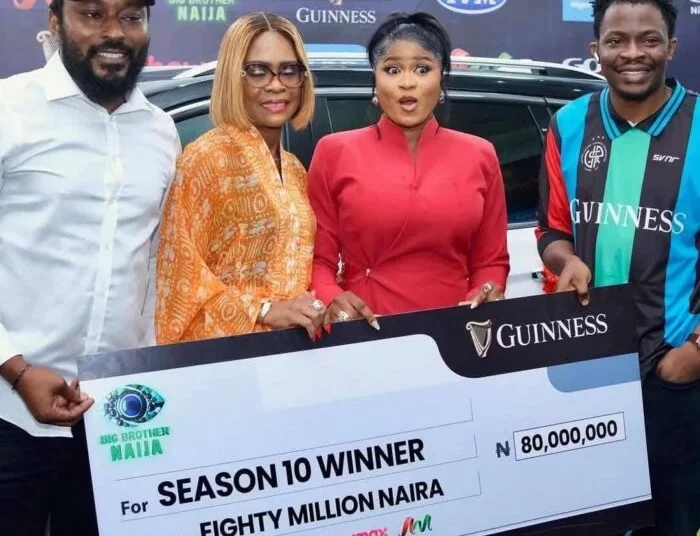 BBNaija S10 Winner Imisi Receives ₦80m Prize, Innoson SUV